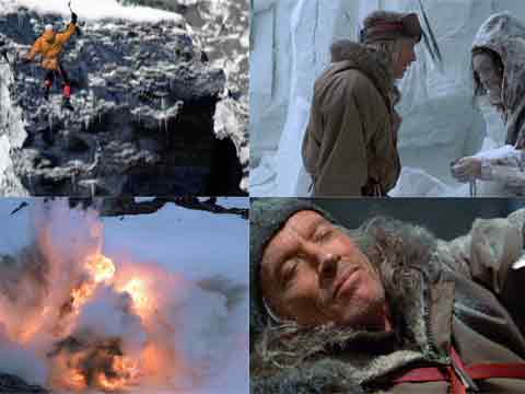 
Jumping Across A Chasm, Scott Glenn Finds Dead Wife, Nitro-glycerine Explosion, Scott Glenn Cutting The Rope - Vertical Limit DVD
